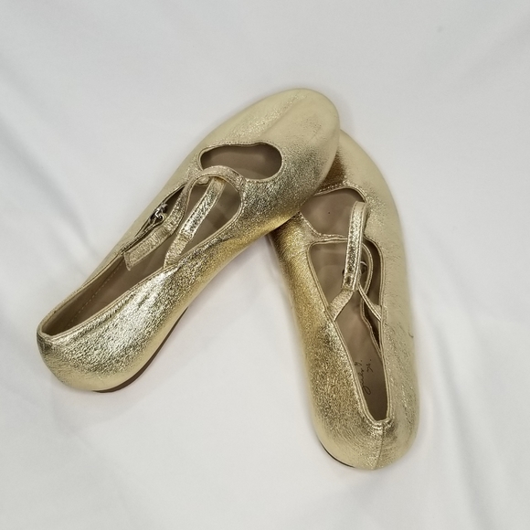 Children's Metallic Flats - Picture 4 of 4